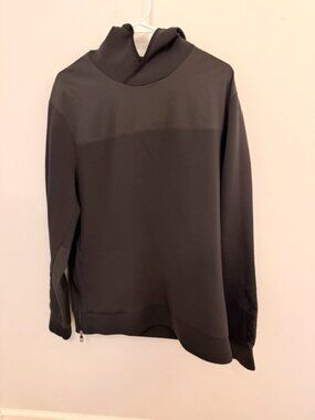 Lululemon Black Scuba Funnel Neck Half Zip Pullover XL